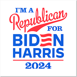 I'm a Republican For Biden 2024 Posters and Art